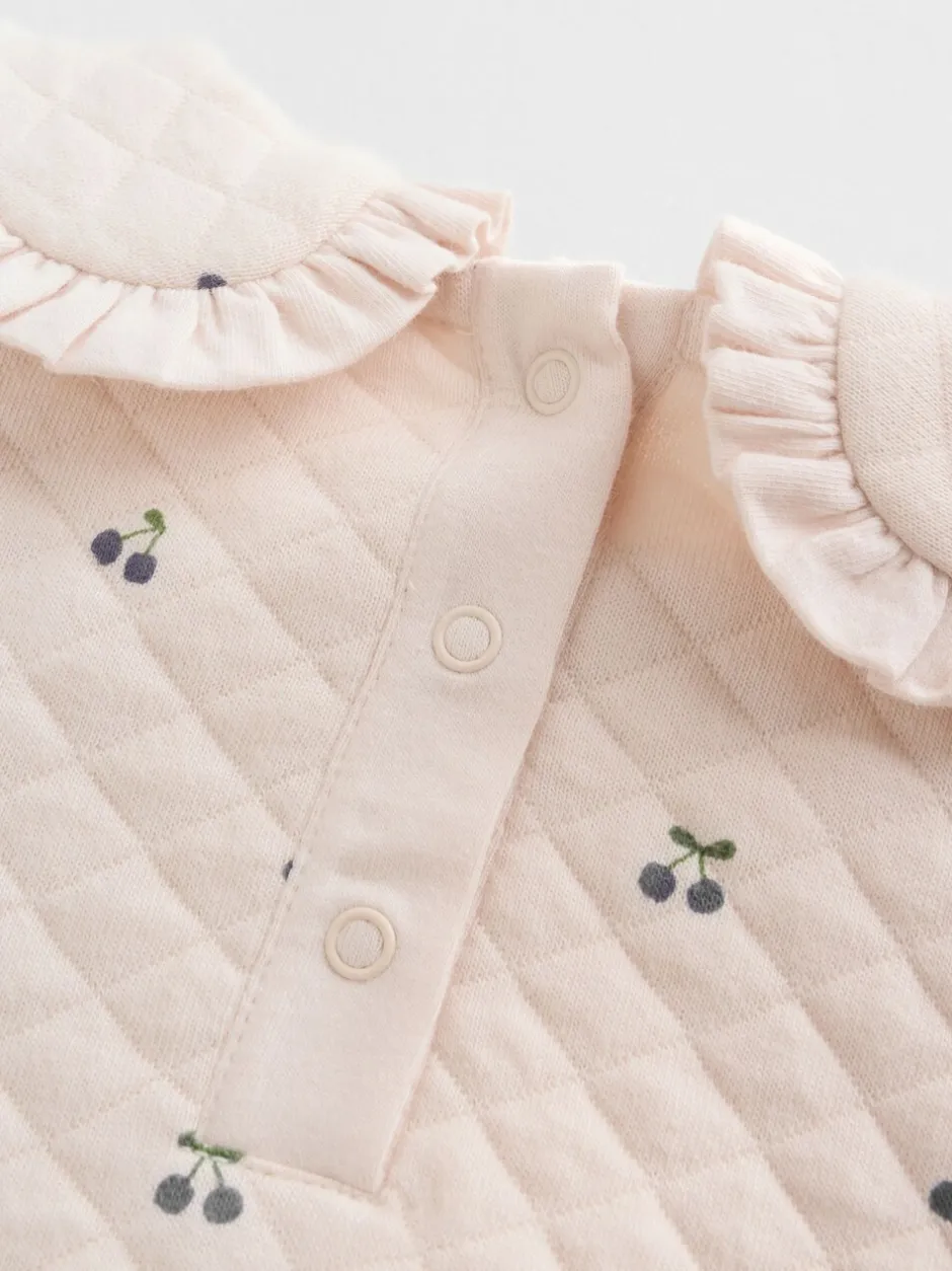 Sets En Outfits|Sweaters En Hoody´S|Next Ecru - Baby doorgestikte Sweatshirt en Broeken Set 2 Pieces (0mnd -2jr)