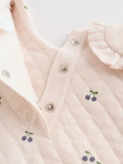Sets En Outfits|Sweaters En Hoody´S|Next Ecru - Baby doorgestikte Sweatshirt en Broeken Set 2 Pieces (0mnd -2jr)