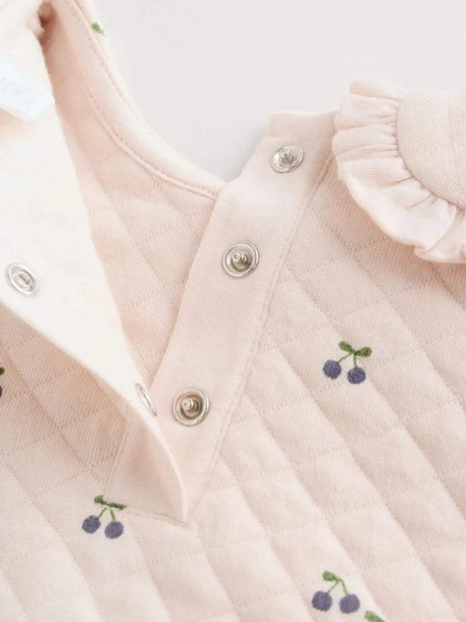 Sets En Outfits|Sweaters En Hoody´S|Next Ecru - Baby doorgestikte Sweatshirt en Broeken Set 2 Pieces (0mnd -2jr)