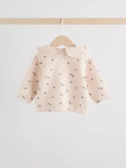 Sets En Outfits|Sweaters En Hoody´S|Next Ecru - Baby doorgestikte Sweatshirt en Broeken Set 2 Pieces (0mnd -2jr)