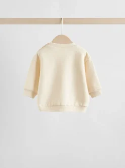 Sets En Outfits|Sweaters En Hoody´S*Next Ecru - Baby Sweatshirt and Trousers Set 2 Piece (0mths-2yrs)