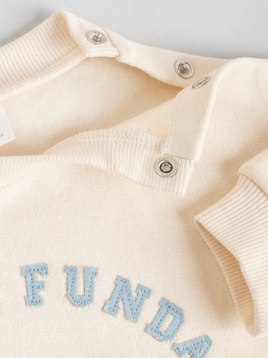 Sets En Outfits|Sweaters En Hoody´S*Next Ecru - Baby Sweatshirt and Trousers Set 2 Piece (0mths-2yrs)