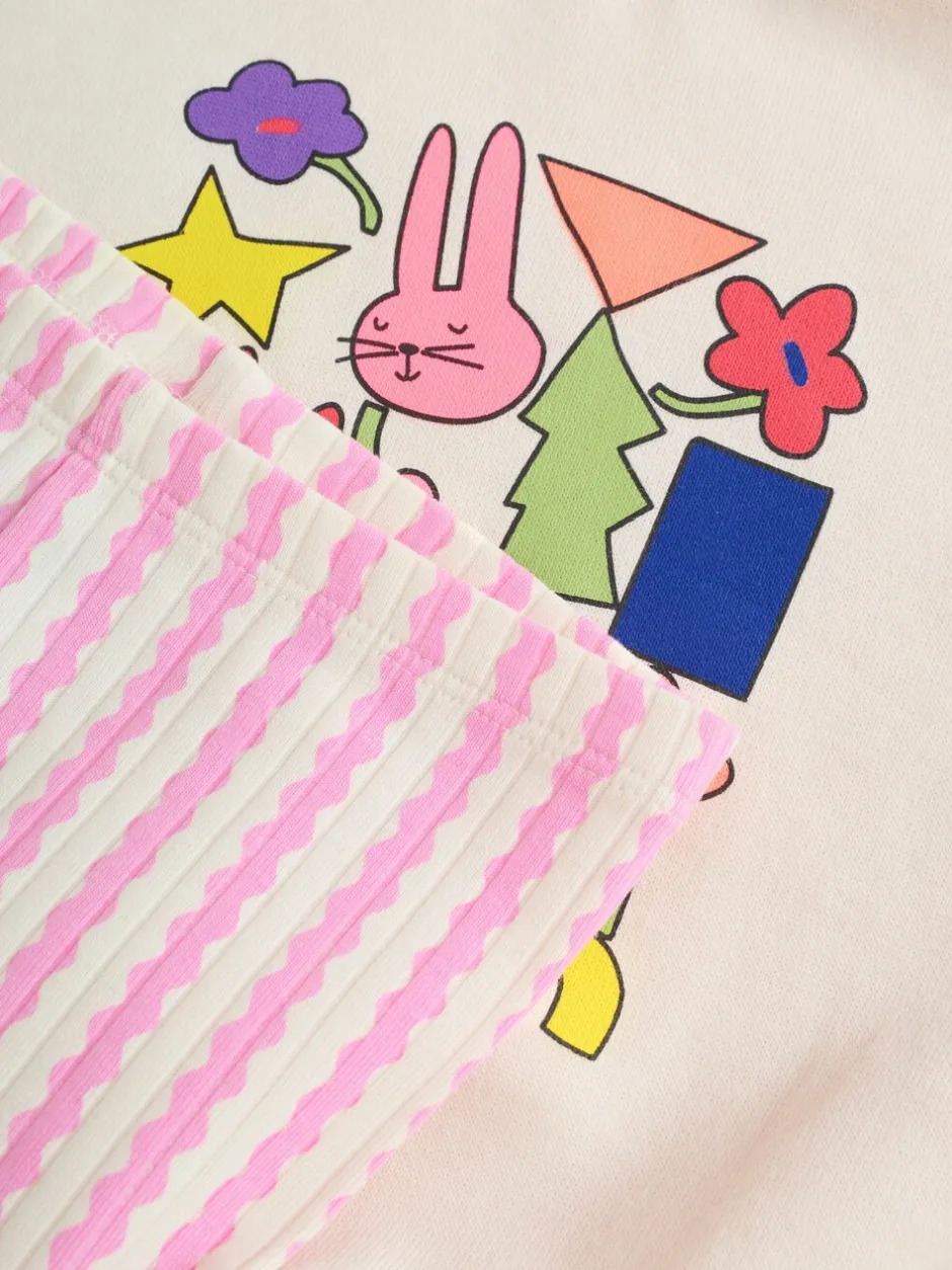 Sets En Outfits|Sweaters En Hoody´S*Next - Baby Sweatshirt and Leggings 2 Piece Set (0mths-2yrs) Ecru
