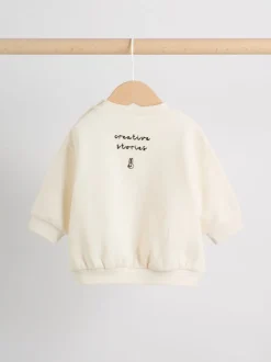 Sets En Outfits|Sweaters En Hoody´S*Next - Baby Sweatshirt and Leggings 2 Piece Set (0mths-2yrs) Ecru