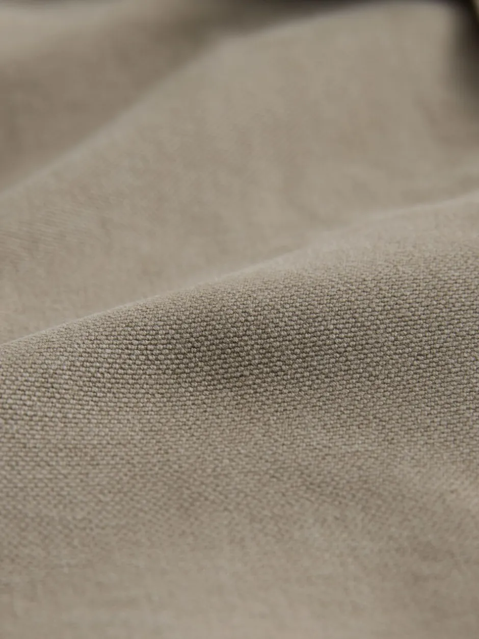 Shirts|Next - Corduroy canvas shacket overshirt met kraag Ecru
