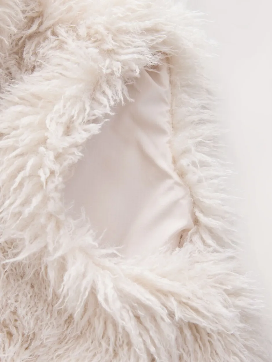 Jassen En Jacks|Next - Gilet van imitatiebont Ecru
