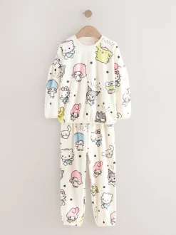 Nachtkleding En Pyjama's|Pyjama's|Next Ecru - Hello Kitty Cosy Fleece Pyjamas 1 Pack (3-16yrs)