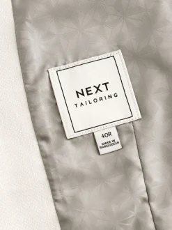 Vesten|Next Ecru - Herenvest met textuur