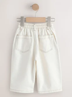 Jeans En Joggingbroeken|Jeans*Next - Jeans met wijde pijpen (3 mnd-7 jr) Ecru