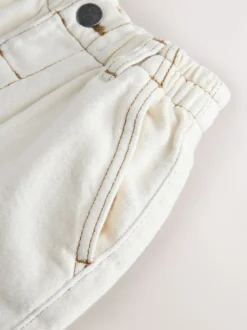 Jeans En Joggingbroeken|Jeans*Next - Jeans met wijde pijpen (3 mnd-7 jr) Ecru