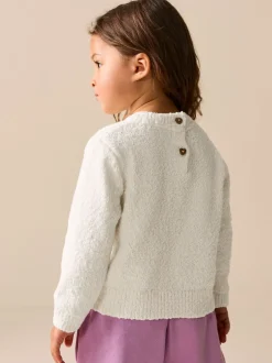 Gebreide Kleding|Next Ecru - Sausage Dog Jumper (3mths-7yrs)