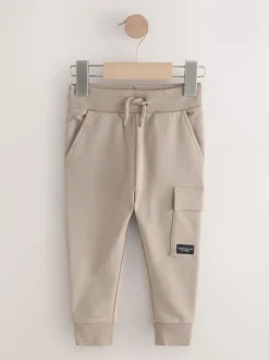 Jeans En Joggingbroeken|Joggingbroeken|Next Ecru - Skinny utility-joggingbroek (3mnd -7jr)