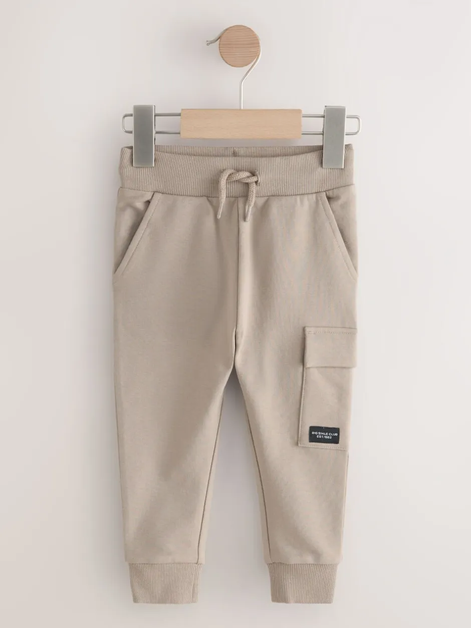 Jeans En Joggingbroeken|Joggingbroeken|Next Ecru - Skinny utility-joggingbroek (3mnd -7jr)
