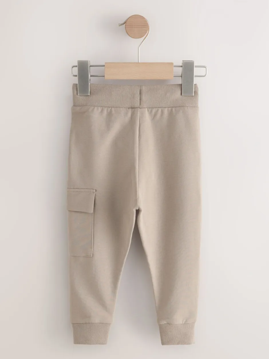 Jeans En Joggingbroeken|Joggingbroeken|Next Ecru - Skinny utility-joggingbroek (3mnd -7jr)
