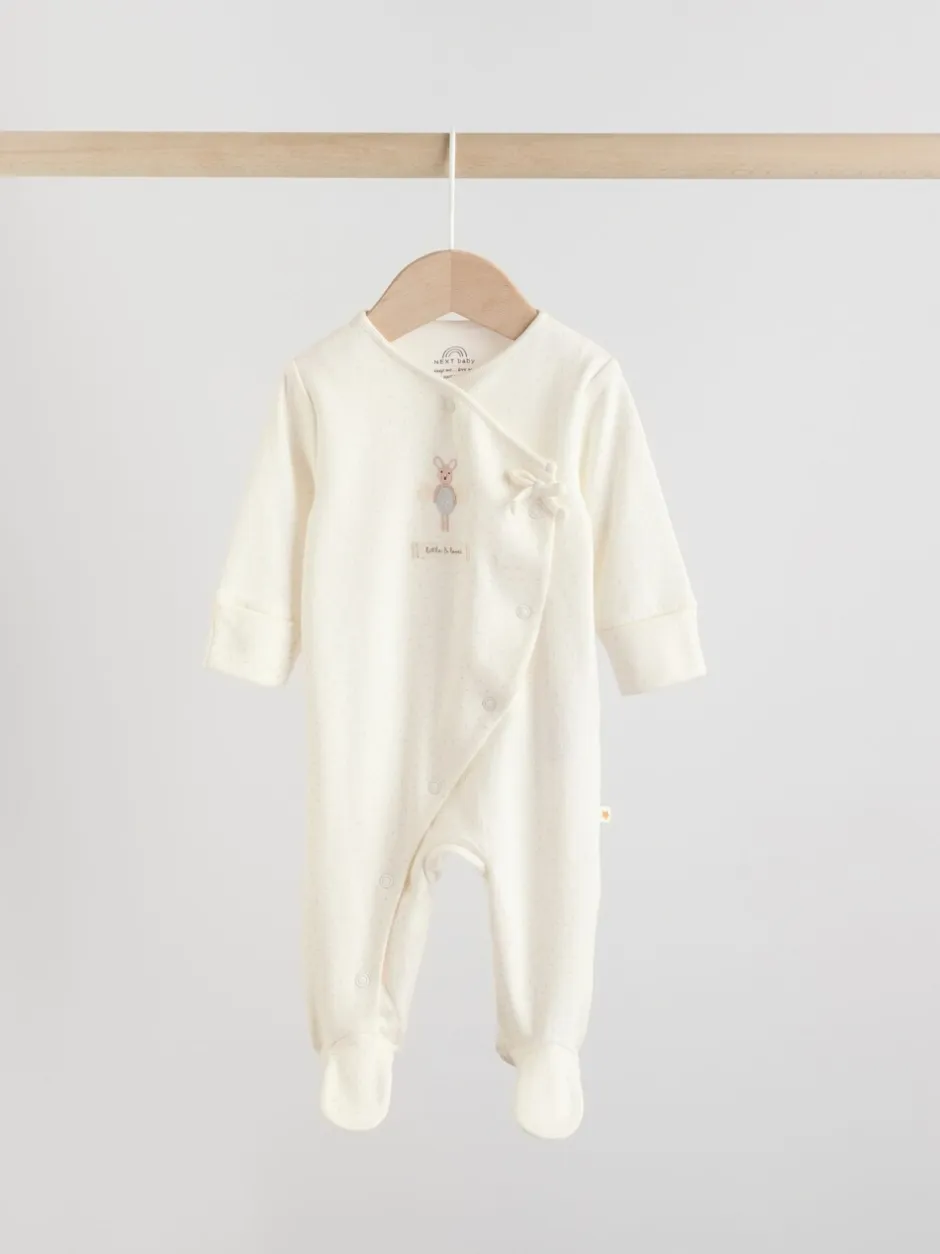 Babypakjes En Babypyjama's|Next Ecru Fairy Mouse - Set van 3 babypyjama's (0-2jr)
