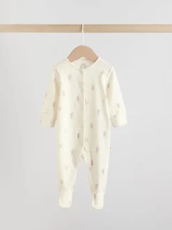 Babypakjes En Babypyjama's|Next Ecru Fairy Mouse - Set van 3 babypyjama's (0-2jr)