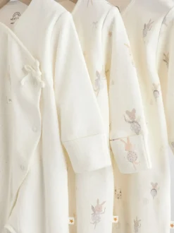 Babypakjes En Babypyjama's|Next Ecru Fairy Mouse - Set van 3 babypyjama's (0-2jr)