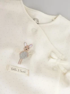 Babypakjes En Babypyjama's|Next Ecru Fairy Mouse - Set van 3 babypyjama's (0-2jr)