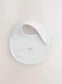 Slabbetjes*Next Ecru Fairy Mouse - Verpakking met 3 babyslabbetjes