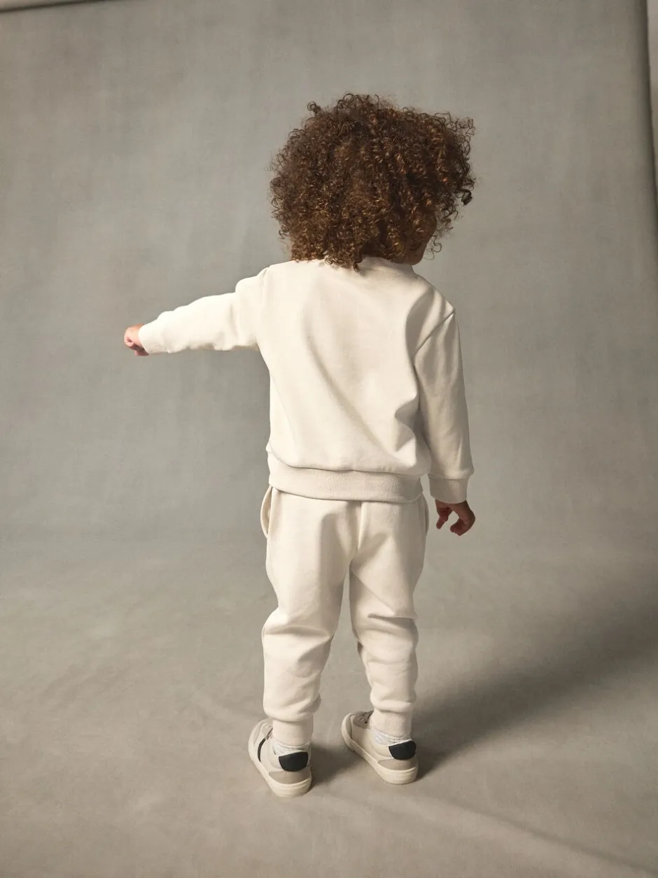 Joggingbroeken|Sweaters En Hoody´S*Next Ecru gebroken wit - Set met sweatshirt en joggingbroek (3mnd-7jr)