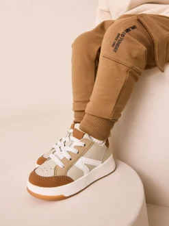 Joggingbroeken|Sweaters En Hoody´S|Next - Set met utility-sweatshirt en super skinny joggingbroek (3mnd-7jr) Ecru gebroken wit