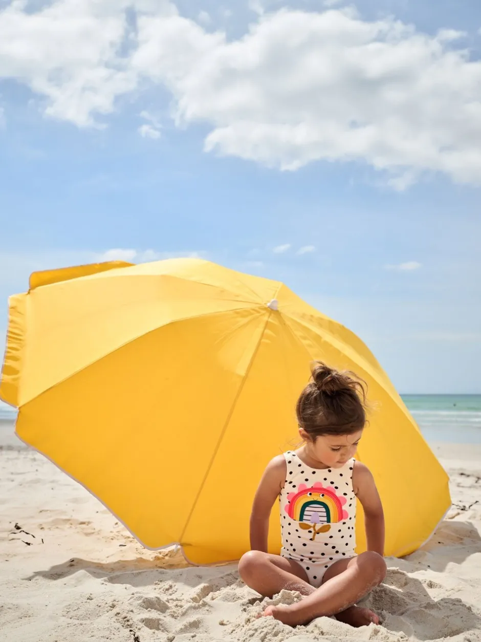 Badkleding|Badkleding|Next - Badpak (3 mnd-10 jr) Ecru gestippelde regenboog