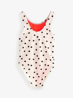 Badkleding|Badkleding|Next - Badpak (3 mnd-10 jr) Ecru gestippelde regenboog