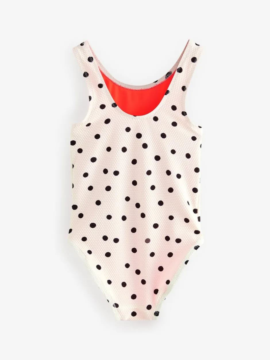 Badkleding|Badkleding|Next - Badpak (3 mnd-10 jr) Ecru gestippelde regenboog