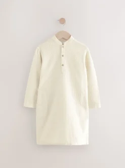 Kurtas*Next Ecru getextureerde jacquard - Eid Koerta (3mnd -16jr)