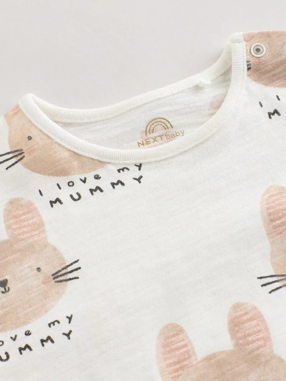 Rompertjes En Tuinbroeken*Next - Babyrompertje Ecru I Love My Mummy