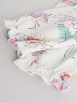 Babypakjes En Babypyjama's*Next Ecru met elfje - Verpakking van 3 babypyjama's met tweewegrits (0-2jr)