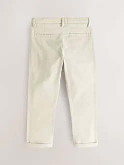 Broeken En Chino's|Next Ecru neutraal - Stretchy chino's (3-17jr)