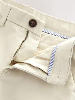 Broeken En Chino's|Next Ecru neutraal - Stretchy chino's (3-17jr)