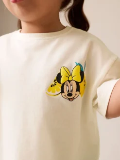 Tops|Sets En Combisets*Next Ecru wit - Disney Minnie and Mickey Short Sleeve Top and Shorts Set (3mths-7yrs)