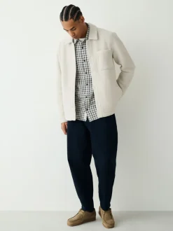 Jassen En Jacks|Sweaters En Hoody´S*Next - Fleece shacket Ecru wit
