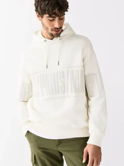 Sweaters En Hoody´S|Sweaters En Hoody´S|Next Ecru wit - Hoodie met grafische print