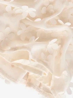 Gelegenheidskleding|Jurken|Next - Korte mouwen 3D bloemenjurk (3mnd -8jr) Ecru wit