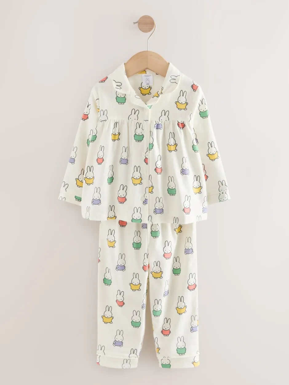 Nachtkleding En Pyjama's|Pyjama's|Next Ecru wit - Miffy-pyjama met knopen (9mnd-10jr)