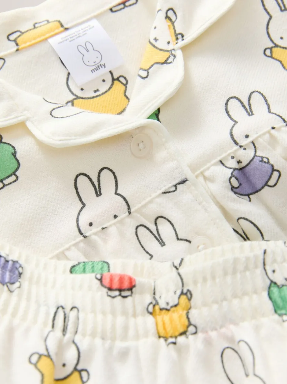 Nachtkleding En Pyjama's|Pyjama's|Next Ecru wit - Miffy-pyjama met knopen (9mnd-10jr)