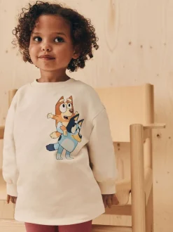 Tops|Sets En Combisets|Next Ecru wit - Set met Bluey-top met lange mouwen en legging (3mnd-7jr)