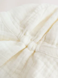 Mutsjes En Antikrabwantjes|Mutsen, Handschoenen En Sjaals*Next Ecru Woven Crinkle - Babyhoedje (0 mnd-2 jr)