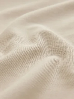 Poloshirts|T-Shirts En Hemden*Next Ecru/Havermout - Normale Pasvorm - Piqué polo met lange mouwen