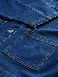 Jassen En Jacks*The Set - 2 Pack Denim Shackets van denim Ecru/middenblauw