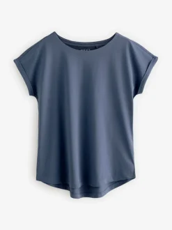 Tops En T-Shirts*Next - Set van 5 T-shirts met kapmouwtjes Ecru/Taupe/Bruin/Blauw/Geel