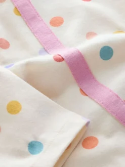 Tops|Next Ecru-wit met regenboog - Long Sleeve Bag Top (3mths-7yrs)