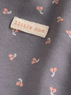 Babypakjes En Babypyjama's|Next - Verpakking van 4 Baby pyjama's met tweewegrits en Print (0mnd -3jr) Eenkleurig luipaard en kers