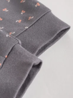 Babypakjes En Babypyjama's|Next - Verpakking van 4 Baby pyjama's met tweewegrits en Print (0mnd -3jr) Eenkleurig luipaard en kers