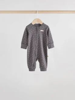 Babypakjes En Babypyjama's|Next - Verpakking van 4 Baby pyjama's met tweewegrits en Print (0mnd -3jr) Eenkleurig luipaard en kers