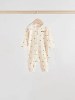 Babypakjes En Babypyjama's|Next - Verpakking van 4 Baby pyjama's met tweewegrits en Print (0mnd -3jr) Eenkleurig luipaard en kers