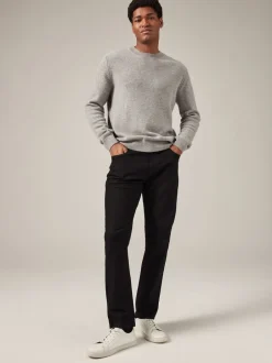 Jeans|Next Effen zwart - Enkele - Slim fit klassieke stretchy jeans